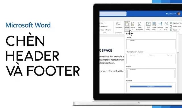 Header và Footer trong Word Hướng dẫn chi tiết